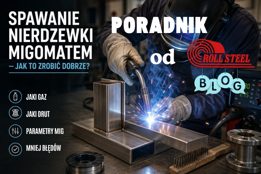 RollSteel - hurtownia stali nierdzewnej|Spawanie nierdzewki migomatem — jak to zrobić dobrze?